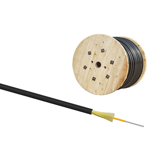 Round DROP Fiber Optic Cable Mini ADSS GJFJU(TPU)