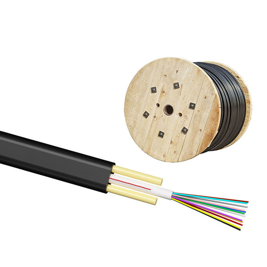 Flat Oval Drop Fiber Optic Cable GYFXTBY